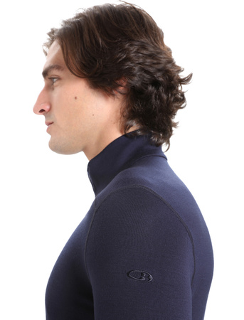 Longsleeve termiczny męski Icebreaker 260 TECH HALF ZIP granatowy IBB04372401