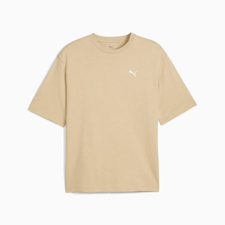 Koszulka męska Puma WARDROBE ESS BOXY beżowa 62964583