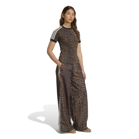 Koszulka damska adidas LEOPARD brązowa JW7304