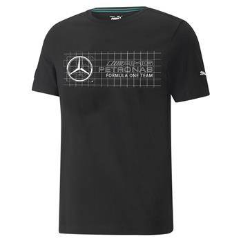 Koszulka męska Puma MAPF1 AOP LOGO czarna 53369301