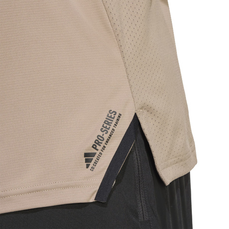 Koszulka treningowa męska adidas D4T beżowa JY2943