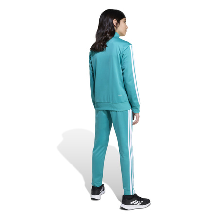 Komplet dresów dziecięcy adidas SEASONAL ESSENTIALS TIBERIO turkusowy JN2245