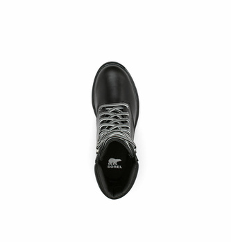 Buty skórzane Sorel LENNOX LACE STKD WP damskie