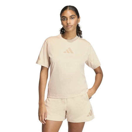 Koszulka damska adidas Z.N.E. beżowa KC7717
