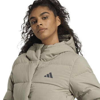 Kurtka puchowa damska adidas HELIONIC zielona JX3027