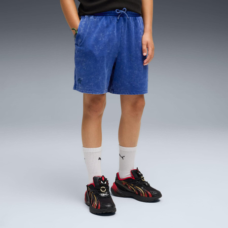 Szorty chłopięce Puma X SONIC RELAXED TR niebieskie 63238517