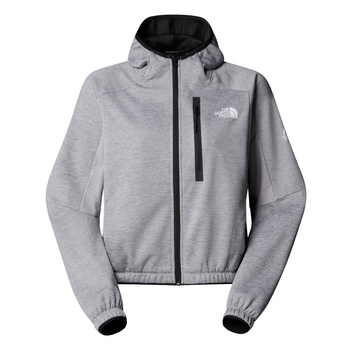 Polar z kapturem damski The North Face MOUNTAIN ATHLETICS FLEECE FZ szary NF0A8DXXEB9