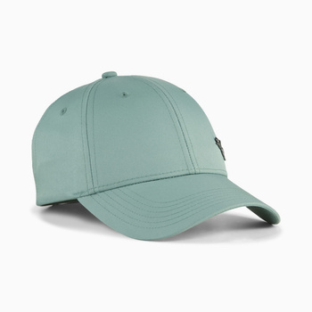 Czapka z daszkiem dziecięca Puma ESS METAL BB JR zielona 02611603