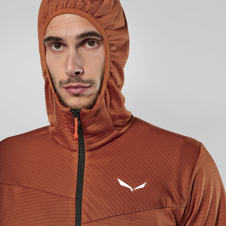 Bluza polarowa męska Salewa PUEZ ALTAVIA brązowa 00-0000029136_7240