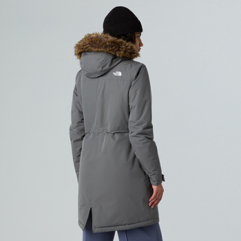 Parka z kapturem damska The North Face ZANECK szara NF0A8DZN0UZ