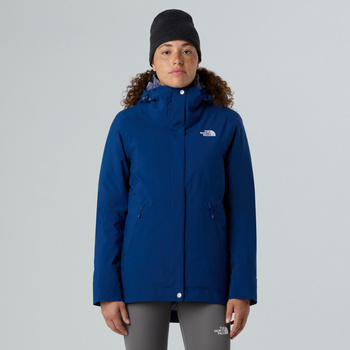 Kurtka z kapturem damska The North Face INLUX INSULATED niebieska NF0A8DZEE11
