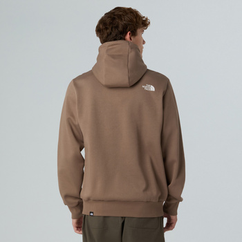 Bluza z kapturem męska The North Face SIMPLE DOME brązowa NF0A89FCBOW
