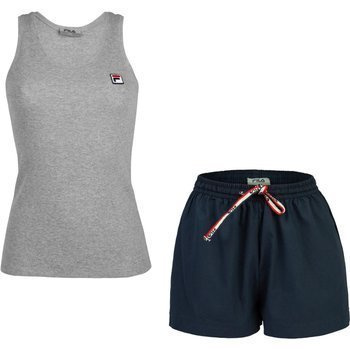 Piżama damska Fila ROUNDNECK TANK IN JERSEY RIB szara FPS4022-400
