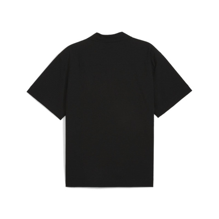 Koszula męska Puma WARDROBE ESS SEERSUCKER RELAXED czarna 62966301