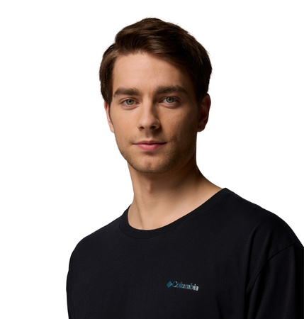 Longsleeve męski Columbia BLACK BUTTE czarny 2137071010