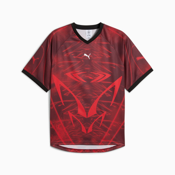 Koszulka męska Puma PUMATECH-X AOP RELAXED FOOTBALL JERSEY czerwona 63211011