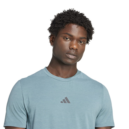 Koszulka treningowa męska adidas D4T niebieska JX3285