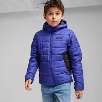 Kurtka z kapturem chłopięca Puma ESS PADDED fioletowa 67055927