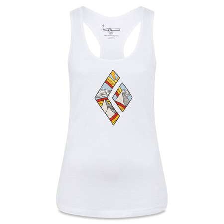 Tank top damski Black Diamond RAINBOW DIAMOND biały AP7300701006