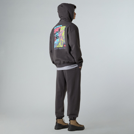 Bluza z kapturem unisex The North Face EXPEDITION CELEBRATION OVERSIZED szara NF0A8E3FRHI