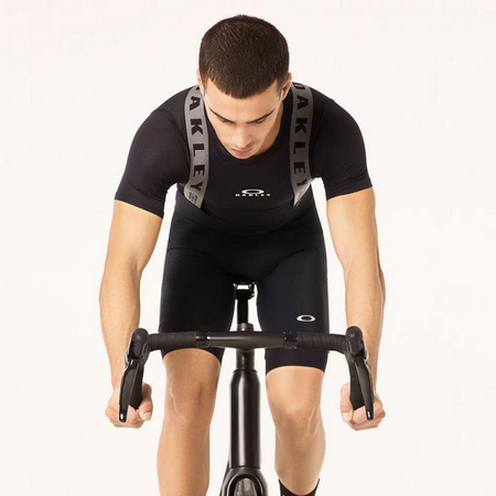 Spodenki rowerowe męskie Oakley GRIDSKIN BIBSHORT Q36.5 czarne FOA405952-02E