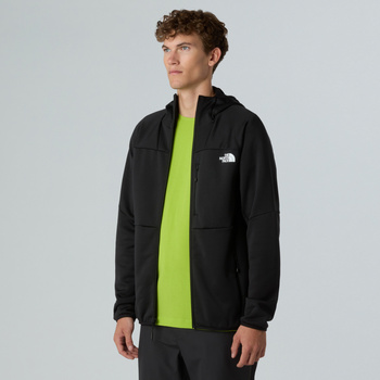 Kurtka polarowa męska The North Face METEORA FZ FLEECE czarna NF0A8E1KJK3