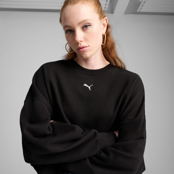 Bluza damska Puma WARDROBE ESS OVER-OVERSIZED TR czarna 62974801