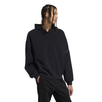 Bluza z kapturem męska adidas SOFT LUXE czarna KB8085