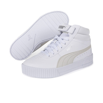 Buty sportowe damskie Puma CARINA MID białe 37323310