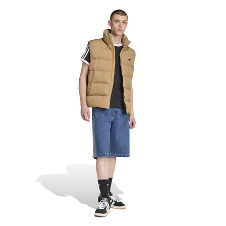 Bezrękawnik puchowy męski adidas COMMERCIAL beżowy JX4124