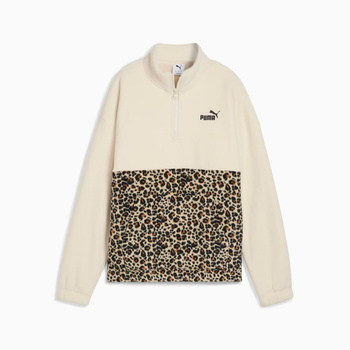 Bluza damska Puma ESS GRAPHIC ANIMAL RELAXED HZ CREW beżowa 68808387