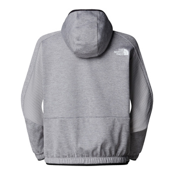 Polar z kapturem damski The North Face MOUNTAIN ATHLETICS FLEECE FZ szary NF0A8DXXEB9