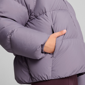 Kurtka z kapturem damska Puma DOWN PUFFER fioletowa 62648730