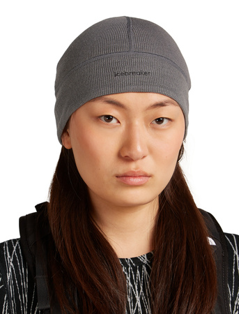 Czapka zimowa unisex Icebreaker 260 WAFFLE szara IB0A57AI0D5