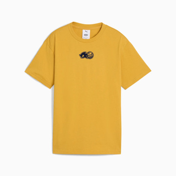 Koszulka chłopięca Puma X SONIC RELAXED GRAPHIC złota 63238162