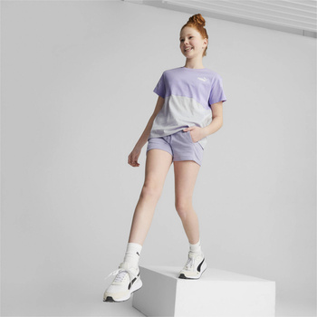Spodenki dziewczęce Puma POWER TR fioletowe 67355325