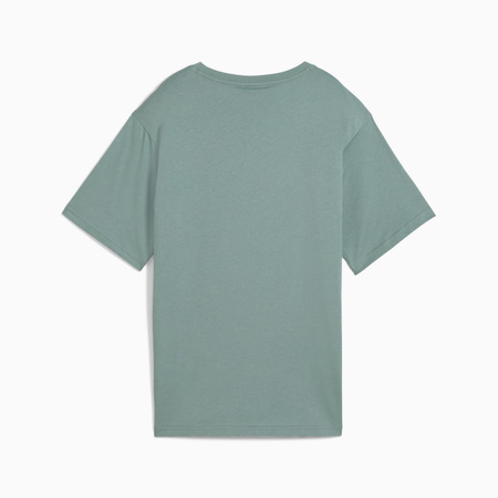 Koszulka męska Puma ESS NO. 1 LOGO RELAXED zielona 68497030
