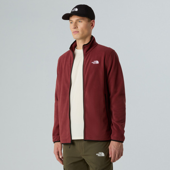 Polar męski The North Face GLACIER FLEECE bordowy NF0A8D0R0VO