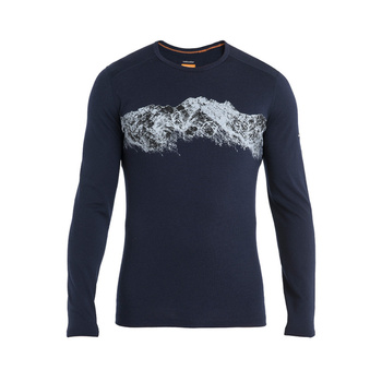 Longsleeve termiczny męski Icebreaker 200 OASIS granatowy IB0A56QU401