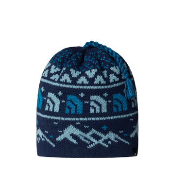 Czapka zimowa unisex The North Face CABIN SKI TUKE granatowa NF0A8CH0HMR