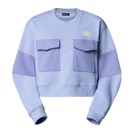 Bluza damska The North Face TERRY OVERSIZED CROPP fioletowa NF0A8C2C0VI