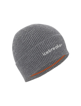 Czapka zimowa unisex Icebreaker ALL DAY TOQUE szara IB0A573J013