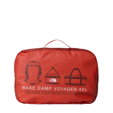 Torba podróżna unisex The North Face BASE CAMP VOYAGER 42 L czerwona NF0A52RQEED