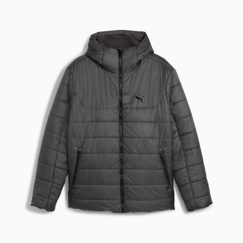 Kurtka puchowa męska Puma ESS HOODED PADDED szara 68521144
