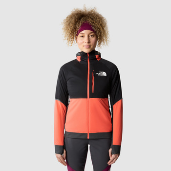 Kurtka narciarska damska The North Face DAWN TURN HYBRID VENTRIX pomarańczowa NF0A7Z91O13