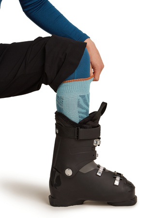 Skarpety narciarskie damskie Icebreaker SKI+ MEDIUM OTC niebieskie IB0A573V0HG