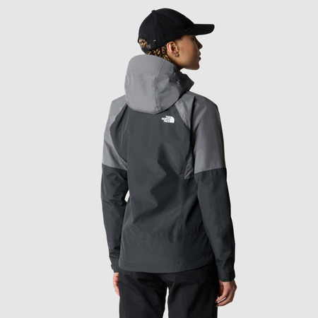 Kurtka z kapturem damska The North Face DIABLO DYNAMIC ZIP-IN szara NF0A87GPSOU
