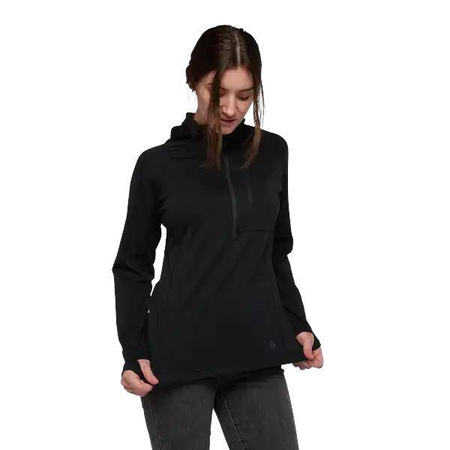 Bluza z Kapturem Damska Black Diamond COEFFICIENT QZ HOODY