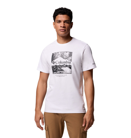 Koszulka męska Columbia CSC SEASONAL LOGO biała 1991036109
