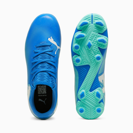 Korki chłopięce Puma FUTURE 7 PLAY FG/AG JR niebieskie 10794901